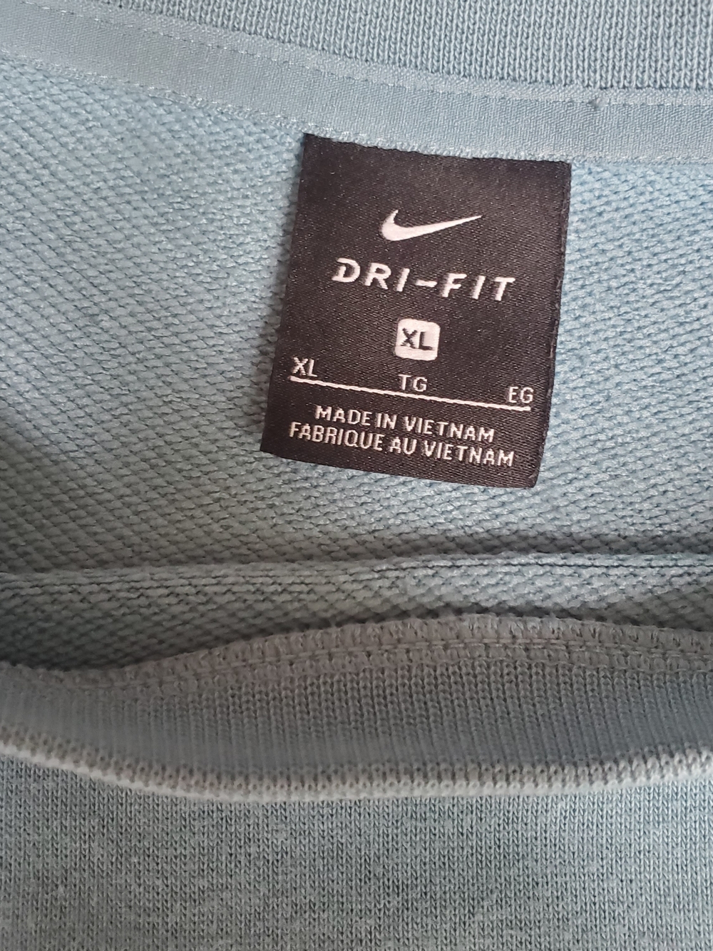 Nike Light Blue Athletic Top